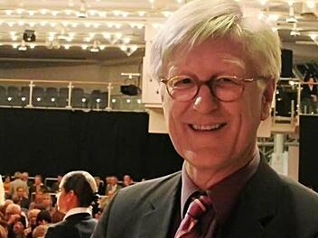 Heinrich Bedford-Strohm im Kongresshaus. Dort sprach er am Donnerstag bei den Wirtschaftstagen der Sparkasse über "Gerechte Teilhabe. Wirtschaftsethik aus christlicher Perspektive". Foto: Simone Bastian