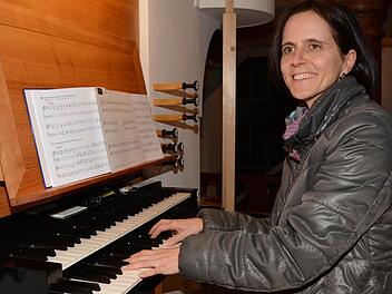 Antje Langer ist die Organistin der Kirchengemeinde Melkendorf.  Foto: Dagmar Besand