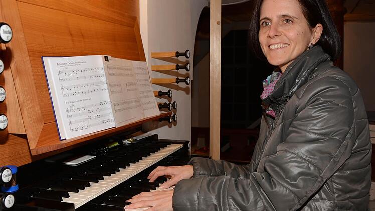 Antje Langer ist die Organistin der Kirchengemeinde Melkendorf.  Foto: Dagmar Besand