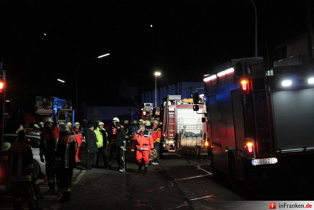 Brand im Asylheim Kulmbach: Großeinsatz