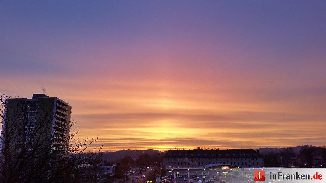 Leserbilder: Sonnenuntergang in Franken
