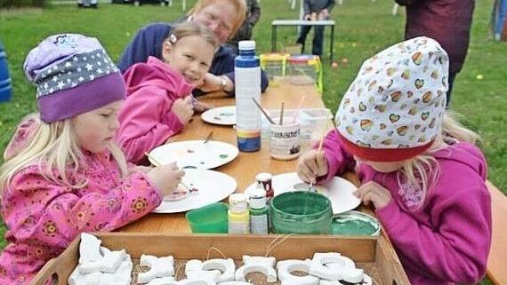 Für die Kinder war beim Baumblütenfest des Höchstadter Obst- und Gartenbauvereins ein abwechslungsreiches Programm vorbereitet worden. Foto: Larissa Händel