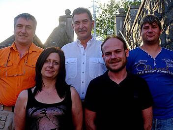 Der Vorstand des Rhönklub-Zweigvereins Schondrahöhe (v. l.): Stefan Bornkessel, Katharina Schuchardt, Alexander Zöller, Michael Zeller und Markus Haas. Foto: Gerd Schaar
