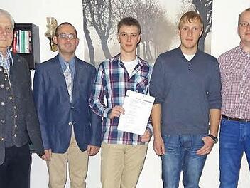 Von links: Bruno Werner, Michael Werner, Oliver Seuffert, Patrick Schelenz und Andreas Hergenhan. Foto: Eckert