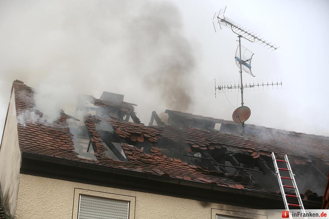Brand in Wohnhaus in Schönbrunn