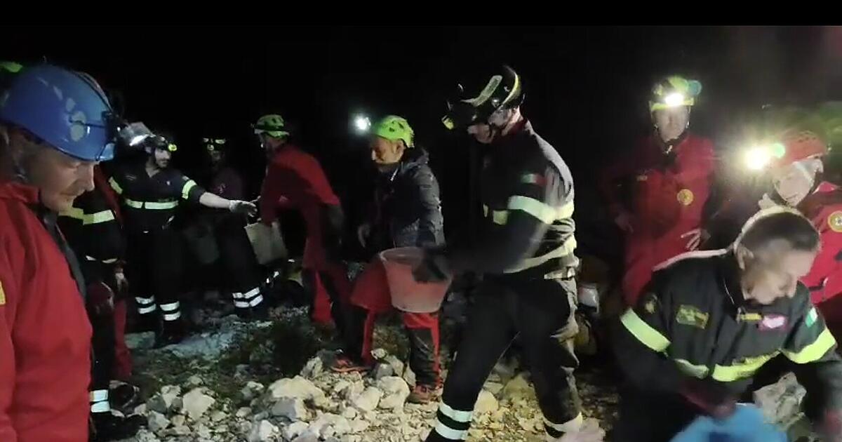 Italy: Researcher trapped ten meters deep in cave - | for more than 27 ...
