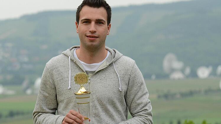 Gewann mit 23 Treffern den Torjägerpokal der Saale-Zeitung: Markus Schmitt vom SV Machtilshausen. Foto: ssp