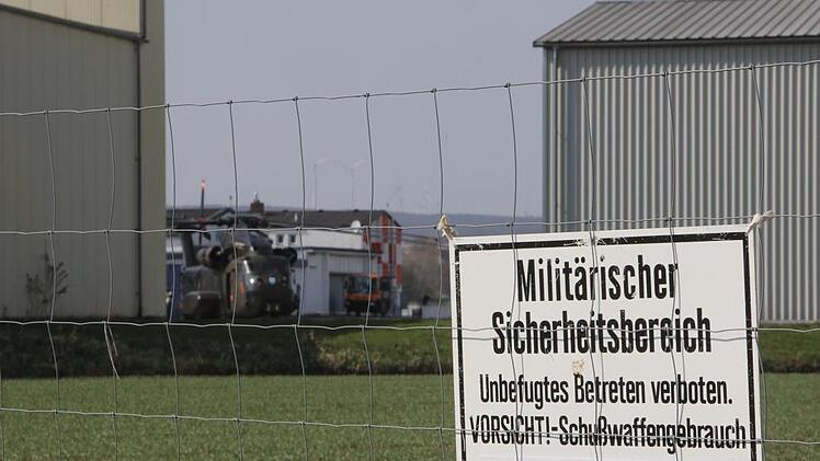 Die Bundeswehr bezog nach dem Unfall Stellung in Haßfurt und richtete am Flugplatz einen militärischen Sicherheitsbereich ein.