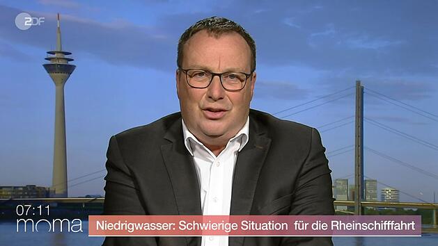 Oliver Krischer hat im ZDF-"Morgenmagazin" &uuml;ber den Rheinpegel gesprochen.