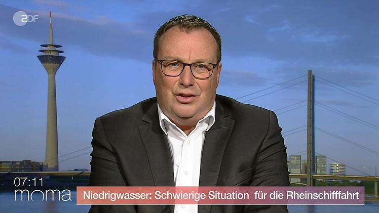 Oliver Krischer hat im ZDF-"Morgenmagazin" &uuml;ber den Rheinpegel gesprochen.