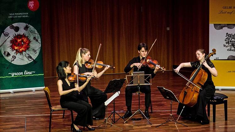 Ein beeindruckendes Coburg-Debüt gelang dem jungen Lazarus String Quartet beim Auftritt im Kongresshaus Rosengarten.Foto: Jochen Berger