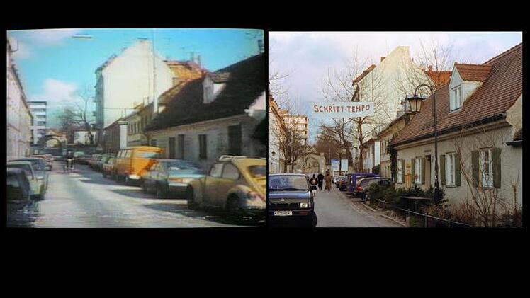 Links Serie, rechts heute: Aus "Pumuckl will Schreiner werden"Foto: Infa Film/Christian Bönisch