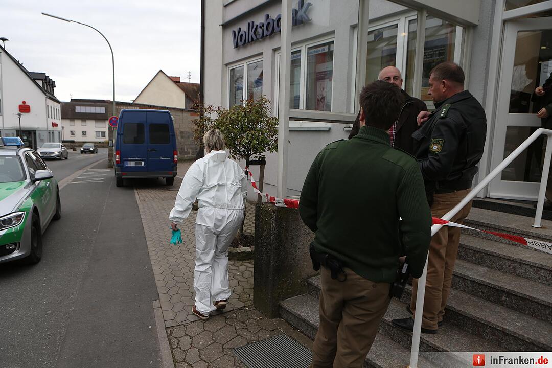 Banküberfall in Hausen bei Forchheim