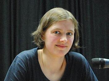Franziska Gerstenberg war zu Gast an der Coburger Fachoberschule.  Foto: Carolin Herrmann