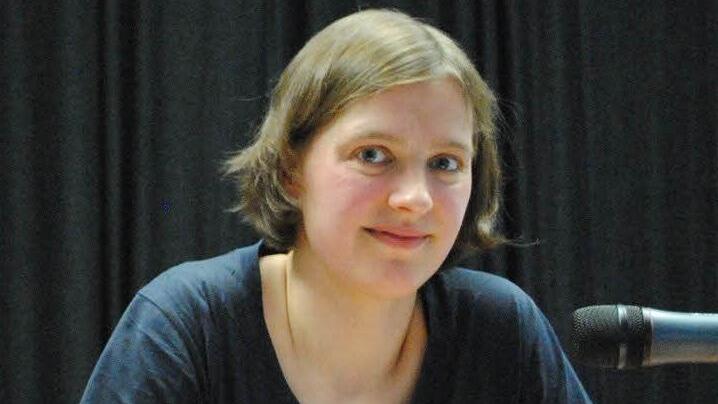 Franziska Gerstenberg war zu Gast an der Coburger Fachoberschule.  Foto: Carolin Herrmann