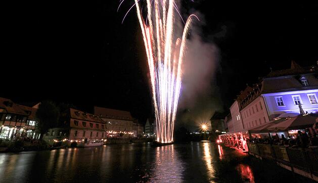 Sandkerwa 2019: das Abschlussfeuerwerk