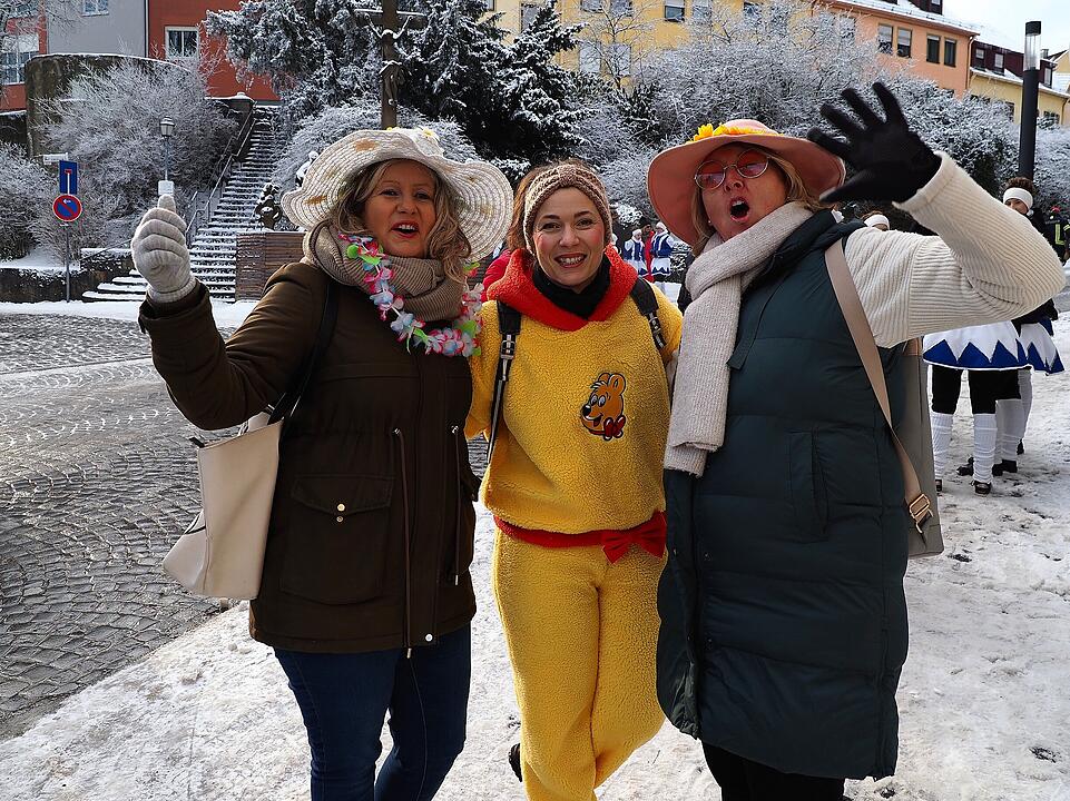 Eine der ersten Faschingsumzüge in der Region