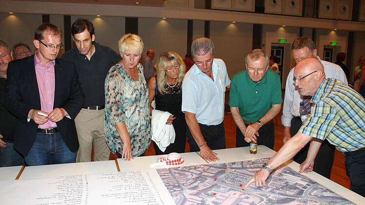 Die Vorschläge der Kulmbacher zur Gestaltung ihrer Heimatstadt waren gefragt. Fotos: Jürgen Gärtner