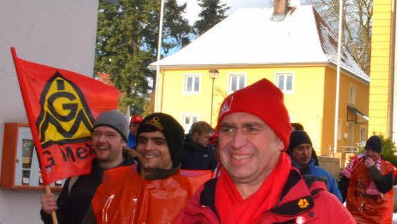Demonstrationszug durch Maroldsweisach
