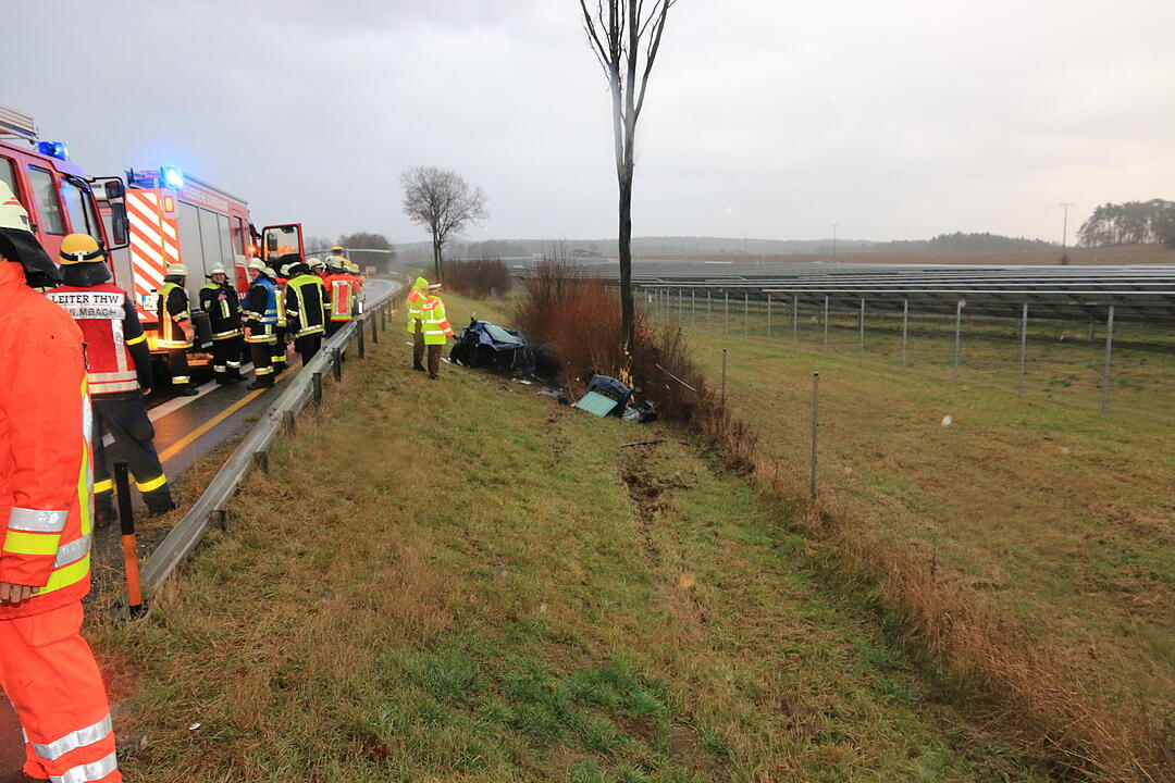 Schwerer Unfall auf A70 bei Wonsees