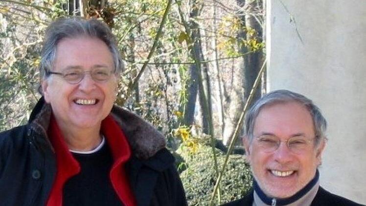 Cembalisten-Duo: Mario Raskin  und Oscar Milani gestalteten ein Konzert in Coburg.privat