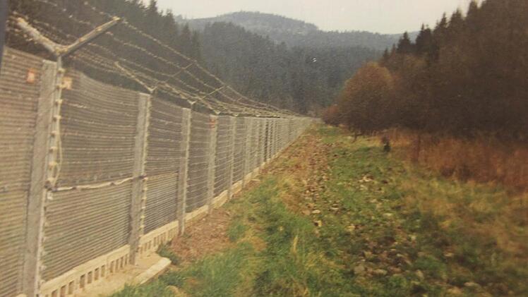 Sperrzaun im Tettautal bei Heinersdorf  Foto: Archiv Heinlein