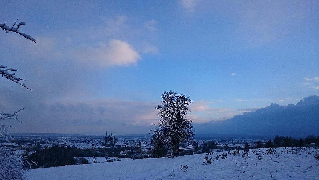 Schnee und Eis - Die schönsten Aufnahmen aus Franken
