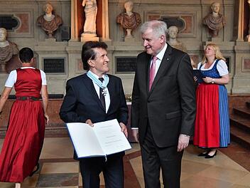 Horst Seehofer (rechts) mit Friedrich Herdan