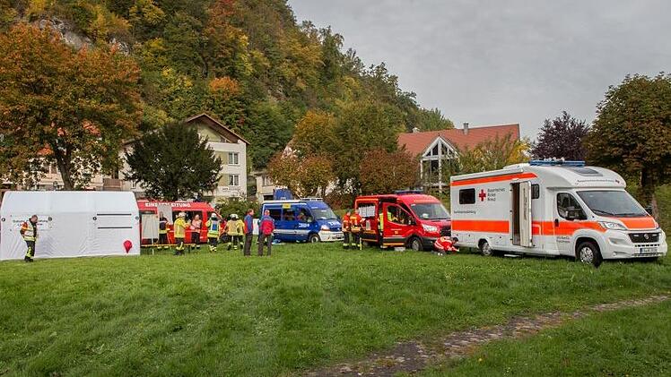 250 Einsatzkräfte waren im Einsatz. Foto: KFV Forchheim