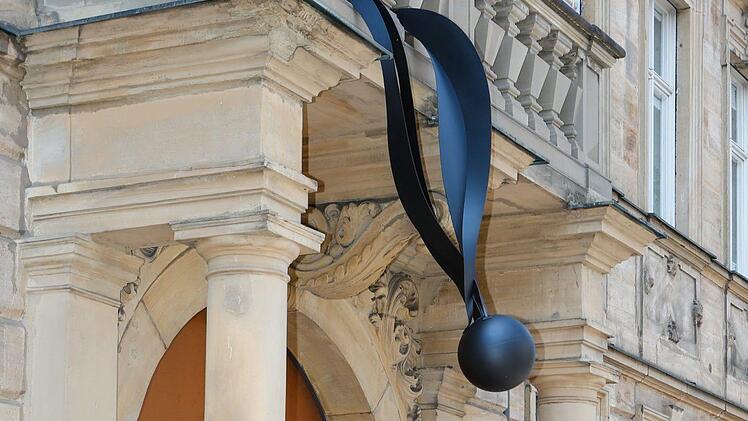 Eröffnung der Großplastikenausstellung von Rui Chafes in Bamberg am 12. Mai 2018. Foto: Matthias Hoch