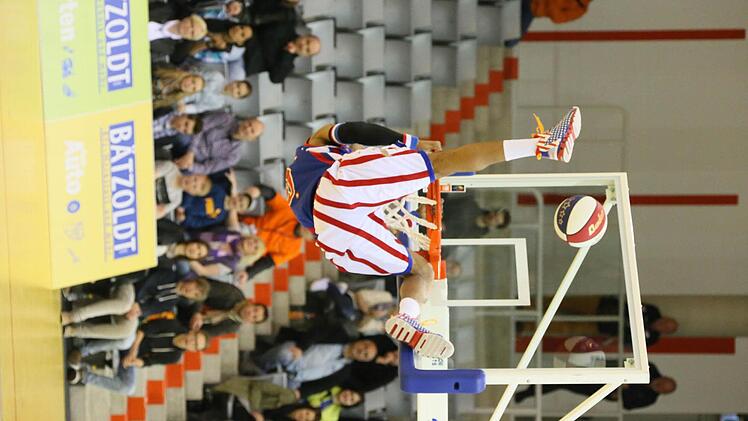 Am Dienstag waren die Harlem Globetrotters zu Gast in Coburg. Foto: Matthias Hoch