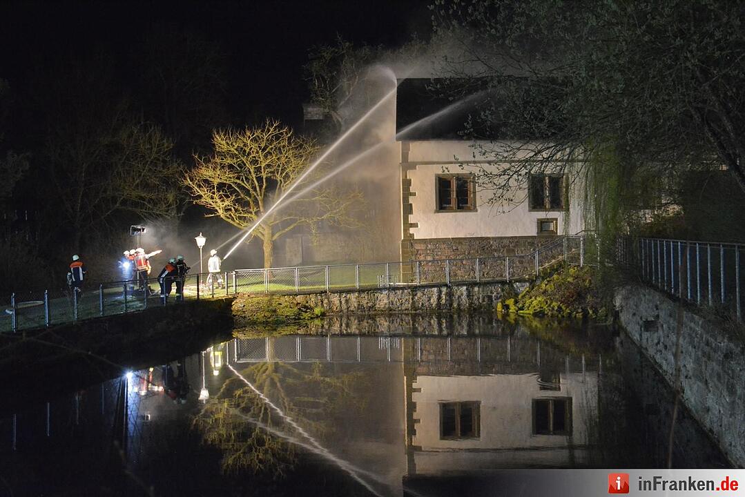 Brand im Kloster Maria Bildhausen