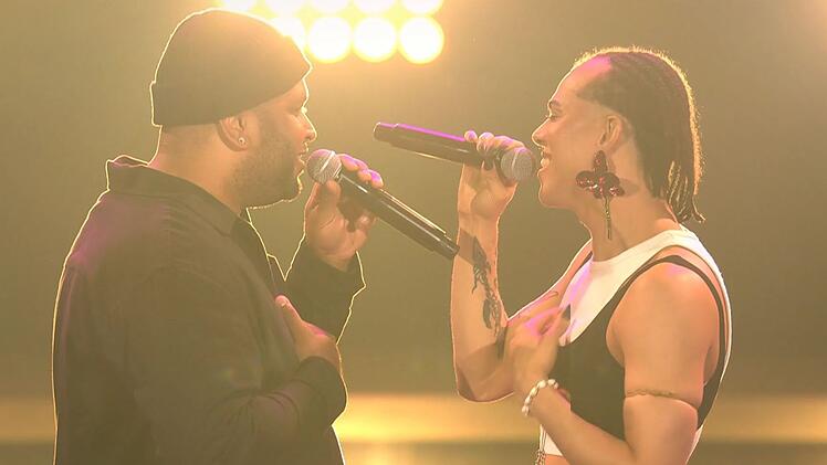 Vasco José Mano (l.) und Oxa performten das "Battle of the Night".