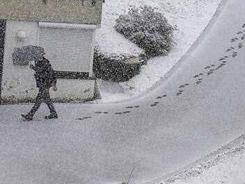 Wetter in Bayern - Schnee im West-Allgäu