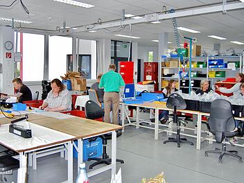 Bald wird im Obergeschoss des RAW-Gebäudes so gearbeitet wie hier im Erdgeschoss. Foto: Sigismund von Dobschütz