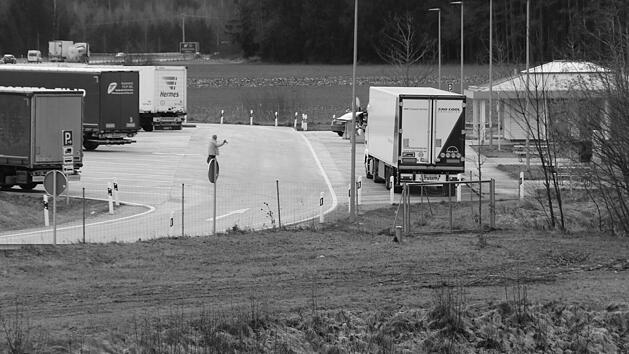Autobahn, Parkplatz, Rastplatz