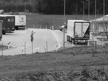 Autobahn, Parkplatz, Rastplatz