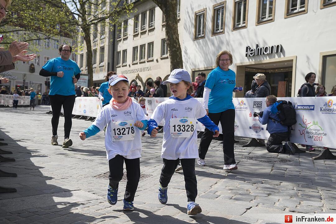 Weltkulturerbelauf in Bamberg: Der Böhnlein Bambini-Lauf 2017