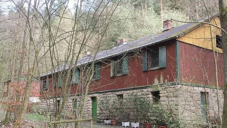 In der obersten Baracke, die mitten im Wald steht, lebt derzeit Elsa mit ihrem 34 Jahre alten Sohn Thomas und ihrem Lebensgefährten Helmut. Die Familie ist nicht nur kurzfristig in dieser Unterkunft untergebracht, sondern haust bereits seit 1984 in der Baracke mitten im Wald. Der größte Wunsch der Bewohner wäre, endlich warmes Wasser . Foto: Sonja Adam