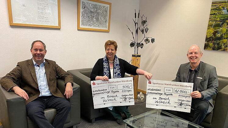 Volkach: Von Spielger&auml;te bis Stahlkugelf&auml;nge - Sparkasse Mainfranken spendet hohen Betrag