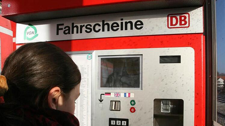 Fahrkarten des VGN wird man in Kronach so schnell nicht lösen können. Es soll nämlich weiter verhandelt werden. Foto: Archiv
