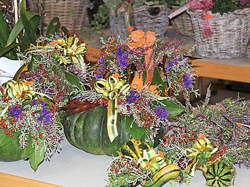 Einige h&uuml;bsche Ausstellungsobjekte, die bei der Kleingartenmesse in Gestunghausen gezeigt wurden  Fotos: Alexandra Kemnitzer