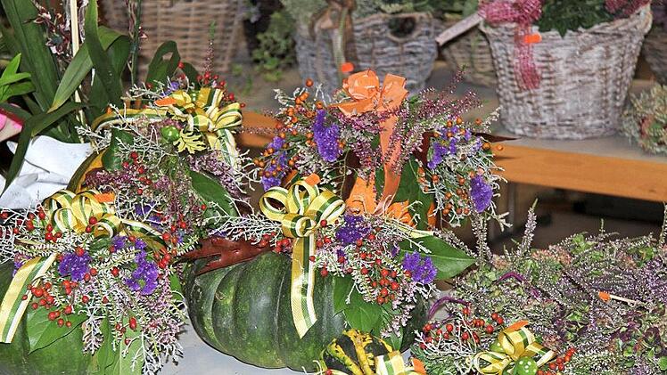 Einige h&uuml;bsche Ausstellungsobjekte, die bei der Kleingartenmesse in Gestunghausen gezeigt wurden  Fotos: Alexandra Kemnitzer
