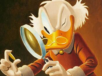 Wer Kulmbachs "Dagobert Duck" wohl ist?  Foto: Heritage Auctions/dpa/Bildfunk