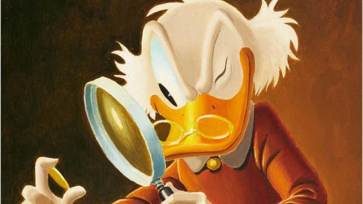 Wer Kulmbachs "Dagobert Duck" wohl ist?  Foto: Heritage Auctions/dpa/Bildfunk