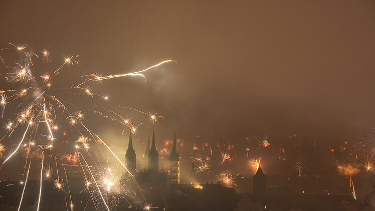 Bamberg Silvester 2025: Beeindruckendes Feuerwerk