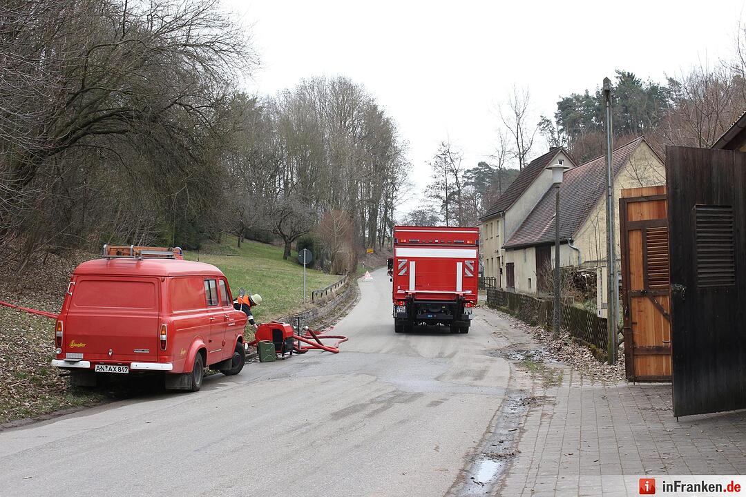 Dachstuhlvollbrand in Zandt bei Lichtenau