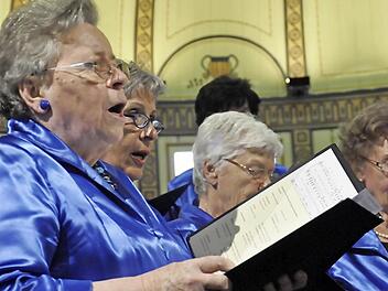 Der Garitzer Frauenchor bei einem Auftritt.  Foto: Peter Klopf