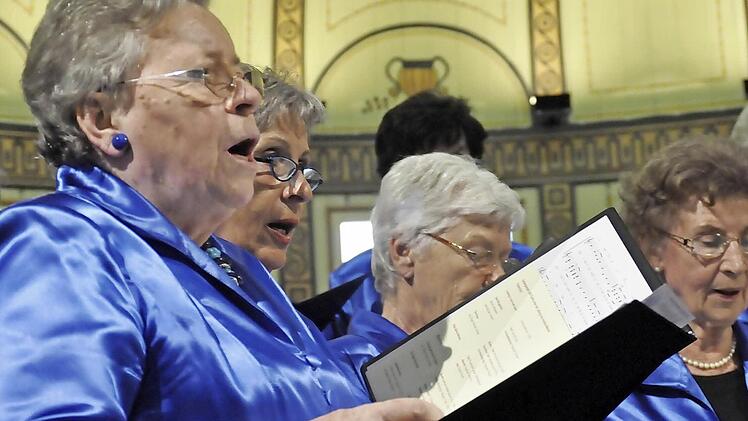 Der Garitzer Frauenchor bei einem Auftritt.  Foto: Peter Klopf