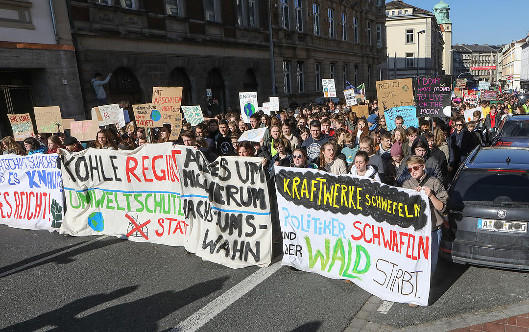 Bamberg; Demo Klima; Foto: Barbara Herbst
